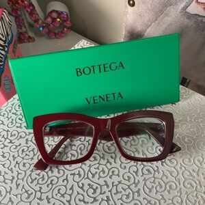 Bottega Veneta Burgundy Women's Frames